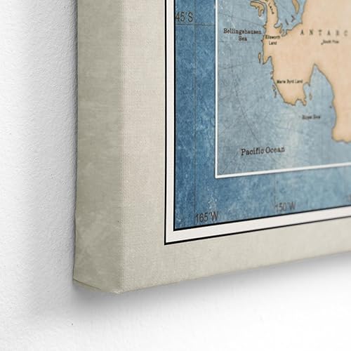 Miniatura 3 de Mapa del mundo en lienzo con tablero de corcho - Letras inglesas - Decoración decorativa de pared para todas las habitaciones - Cuadros en lienzo