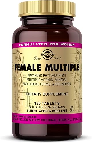 Miniatura 1 de Solgar Multivitamínico fórmula mineral y herbal para mujer fitonutriente avanzado vegano sin gluten sin lácteos 40 porciones
