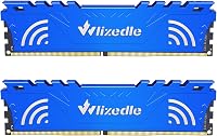 Wlizedle DDR4 3600MHz 16GB (2x8GB) XMP 2.0 Gaming RAM CL18 Kék 1