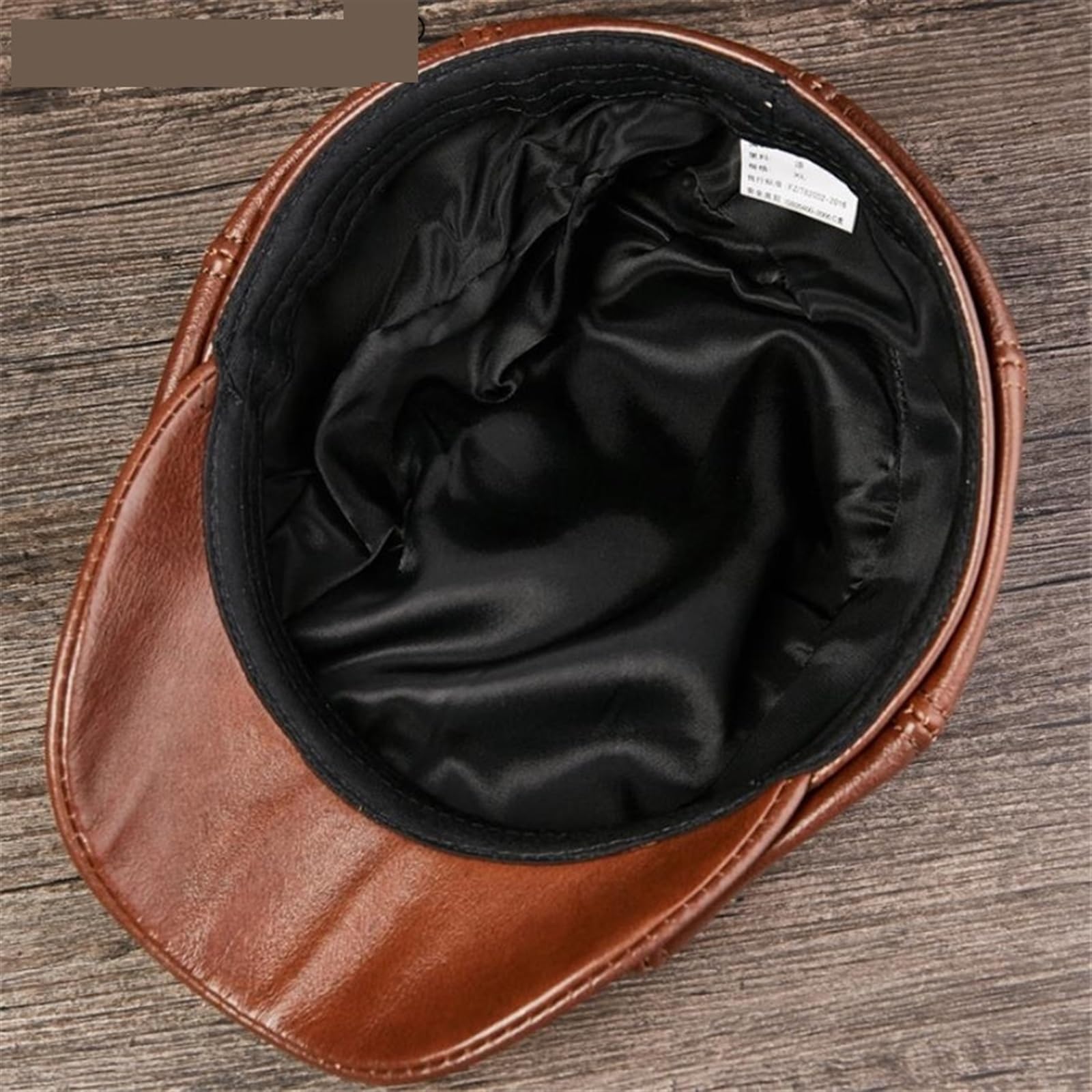 Amazon.co.jp: 本革キャスケットキャップメンズリアルレザーウィンター