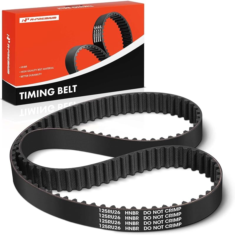 A-Premium Engine Timing Belt Compatible with Honda, Acura | for Honda CR-V CRV 1997-2001 2.0L & Acura Integra 1990-2001 1.8L - Replace# 14400PR4A01
