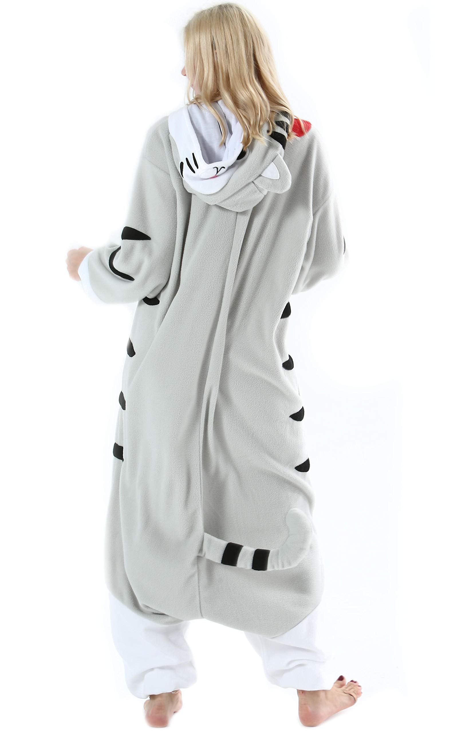 Adulte Femme Anime Animal Cosplay Halloween Costume Homme Combinaison Pyjama Outfit Nuit Vetements Onesie Soiree de Deguisements Unisexe pour Hauteur 148-187CM