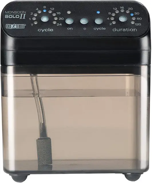 Exo Terra Monsoon Solo II: Programmierbares Beregnungssystem für Terrarien mit 1,5L Reservoir