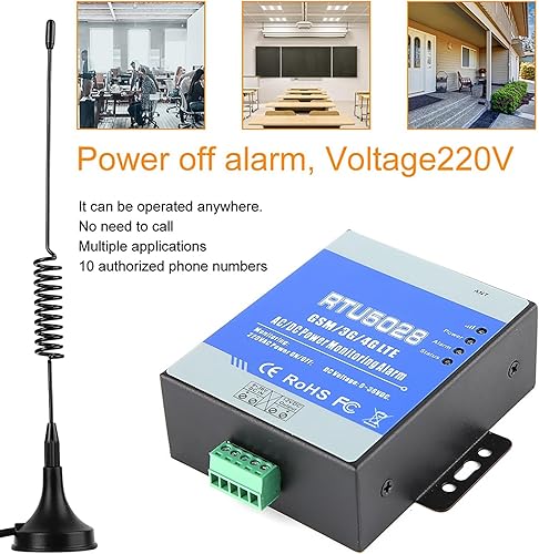 Miniatura 3 de Sistema de alarma GSM, RTU5028 GSM 4G 3G de voltaje de alimentación Monitoreo de estado de fallo de alimentación Recuperación de alarma SMS Alerta,