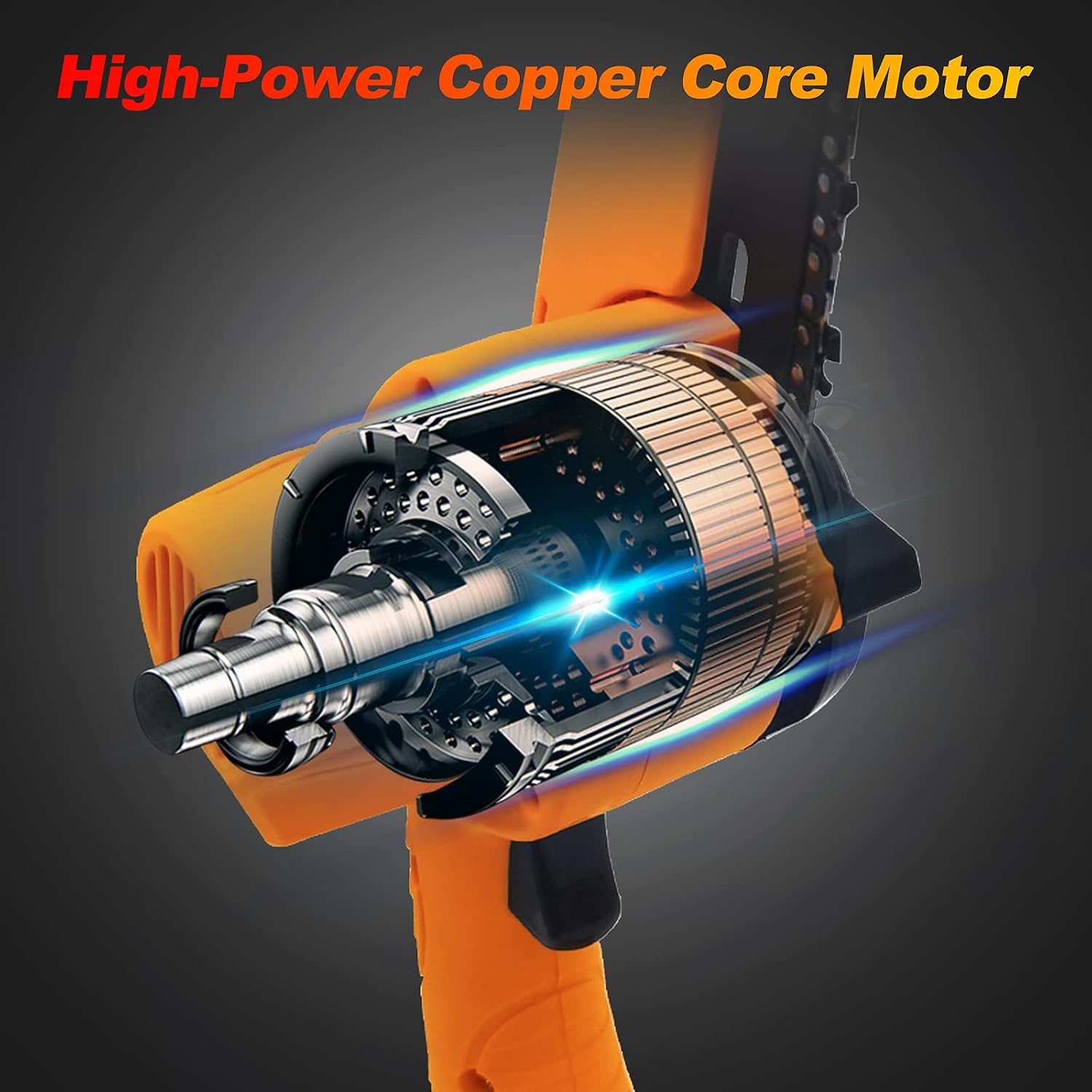 Mini Chainsaw - Mini Chainsaw 6 Inch, Cordless Chainsaw, Mini Chainsaw Cordless for Branch Wood Cutting, Garden Pruning, Tree Trimming(Electric Chainsaw 2 Battery 2 Chain 1 Bag)