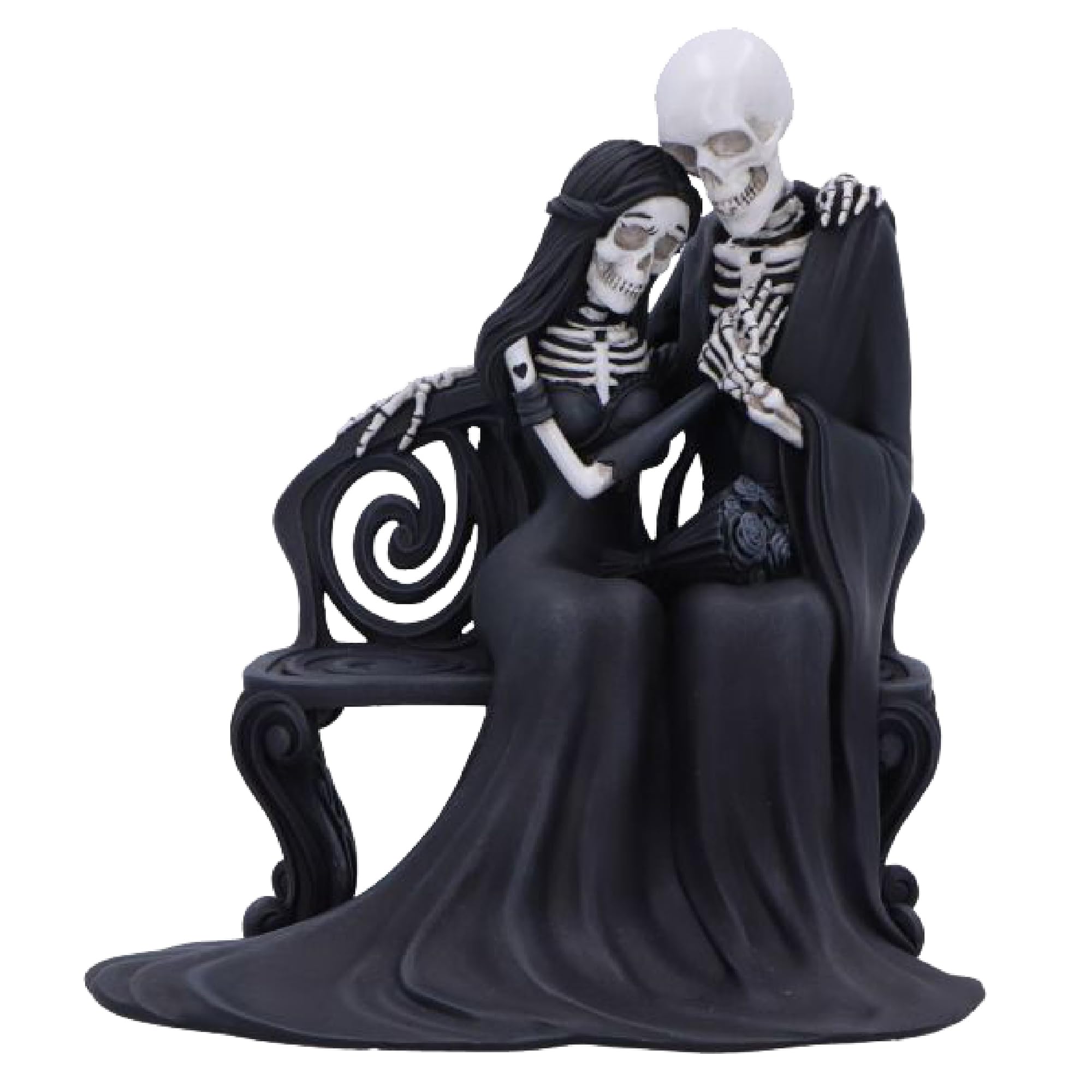 Nemesis Now Eternal Bond Skeleton Couple Figurine, 19cm