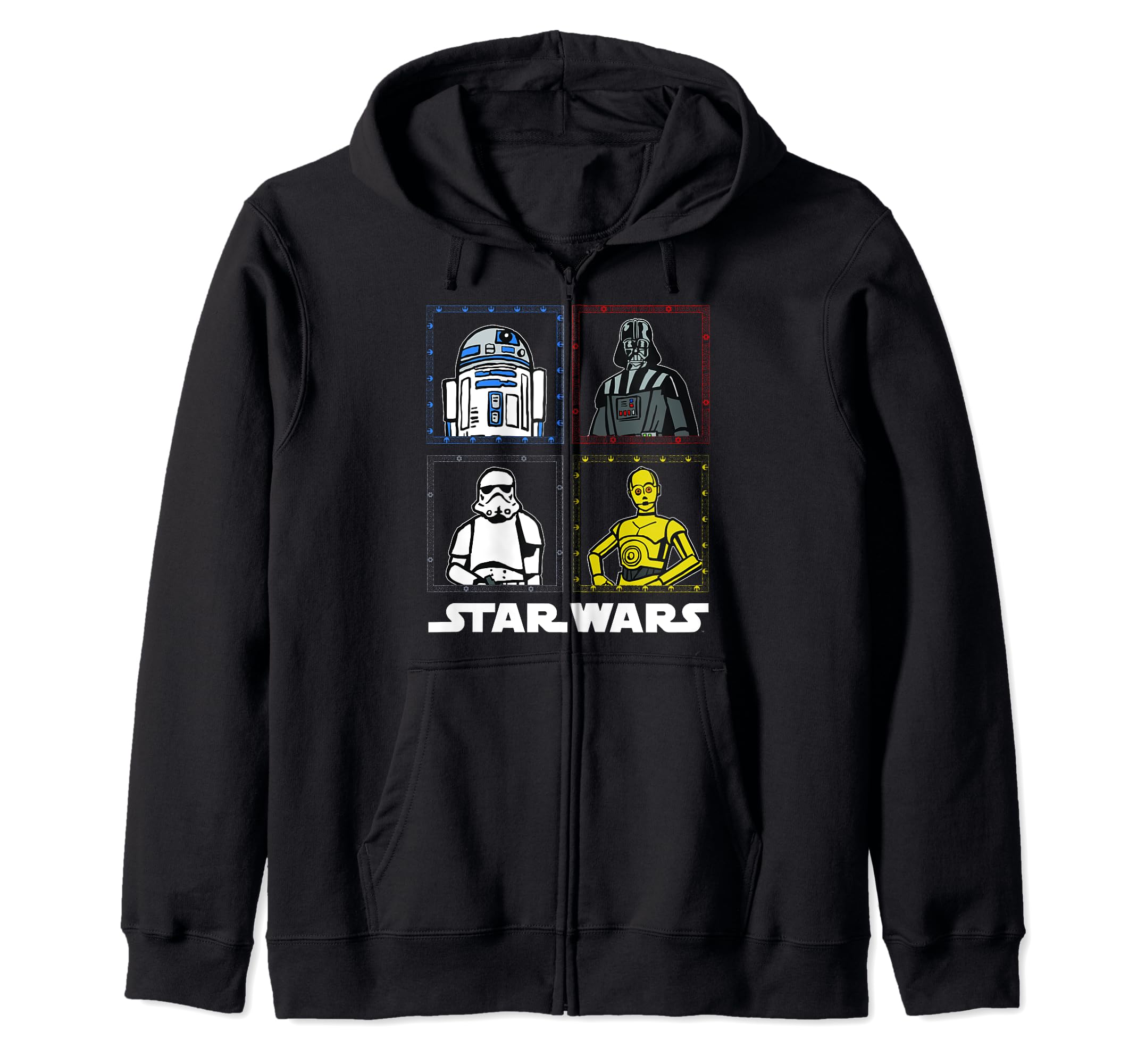 Sweat Star Wars Empire droids à capuche : cadeau fan - 2