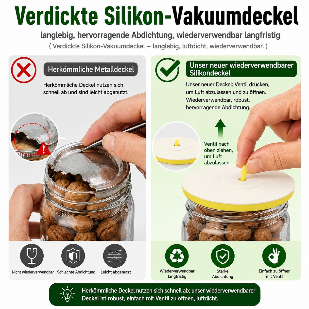 Sellador al vacío para vasos y bolsas, sellador al vacío eléctrico con 10 tapas de silicona de 65-100 mm + 8 bolsas de vacío reutilizables, indicador de batería LED, juego de bolsas de vacío