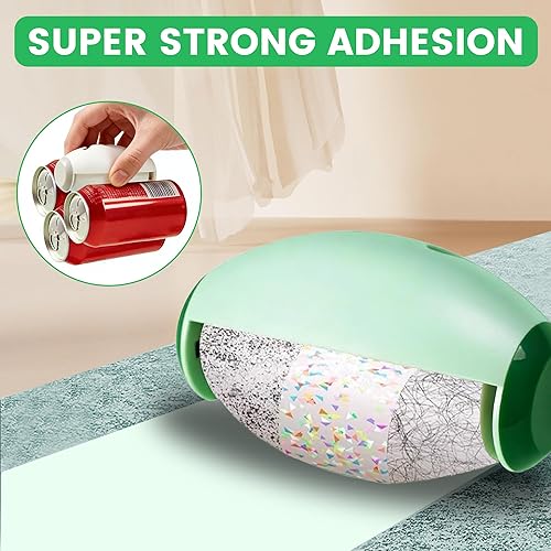 Miniatura 2 de Rodillo de pelusa de silicona reutilizable, 2026, nuevo mini lavable, tamaño de viaje, bola de rodillo de pelo de gato, perro, mascotas, removedor