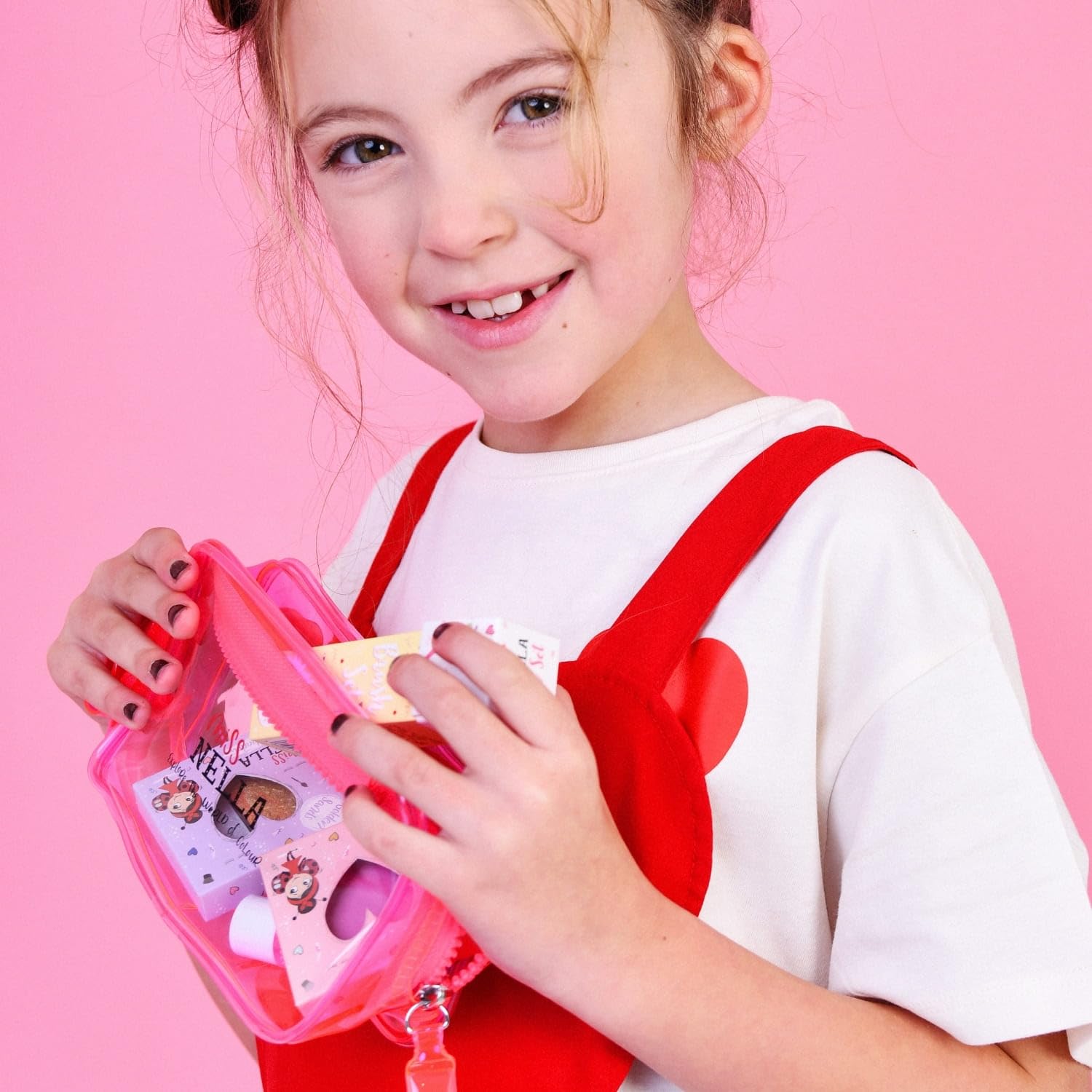 Miss Nella BORSA DELLE MERAVIGLIE Il perfetto set regalo di trousse per cosmetici per ragazze che amano vestirsi, come la mamma