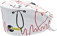 Vista 84 de Print Scrub Caps - Sombrero perfecto para enfermeras, médicos y EMTs..