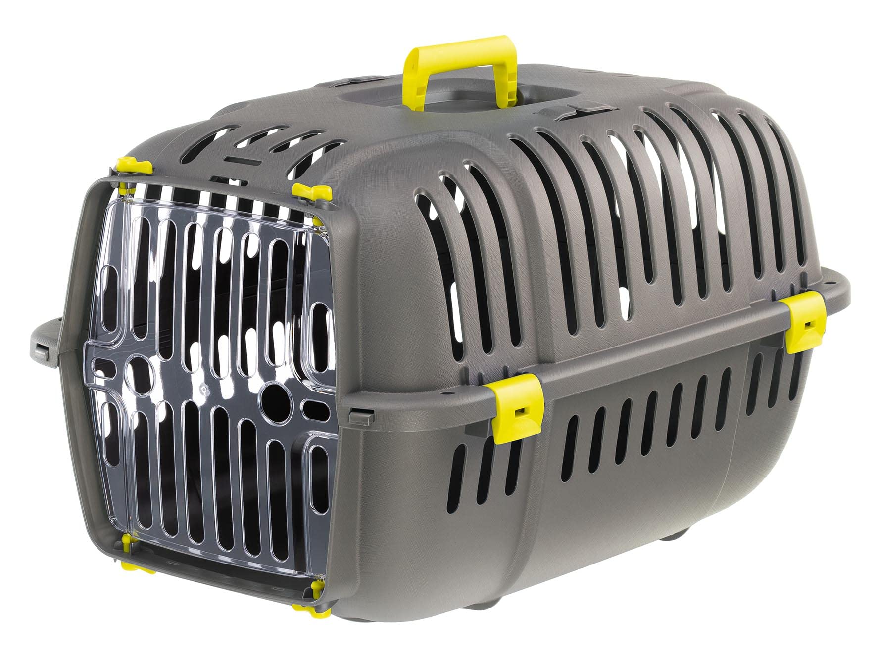 Ferplast Jet Pet Carrier: Value Dog Carrier Suitable for XS Dog Breeds & Small Cats, Assembled Dimensions: 22L x 14.5W x 13H inches, Green, (73045023PBUS)