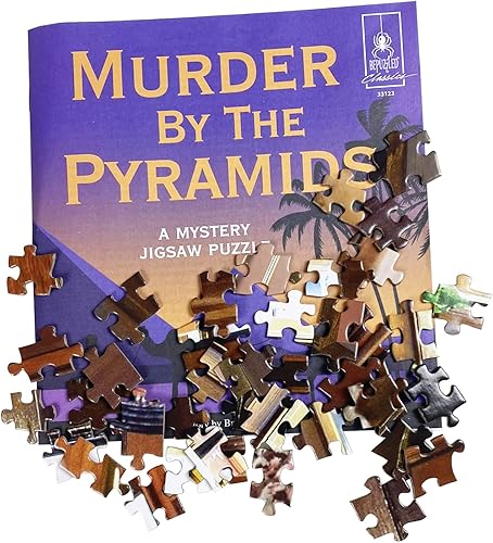 Miniatura 4 de Murder by The Pyramids-Classic Mystery Jigsaw Puzzle
