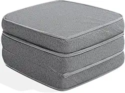 Puff Colchonete Dobrável/Sofa 3 em 1 Solteiro BF Colchões