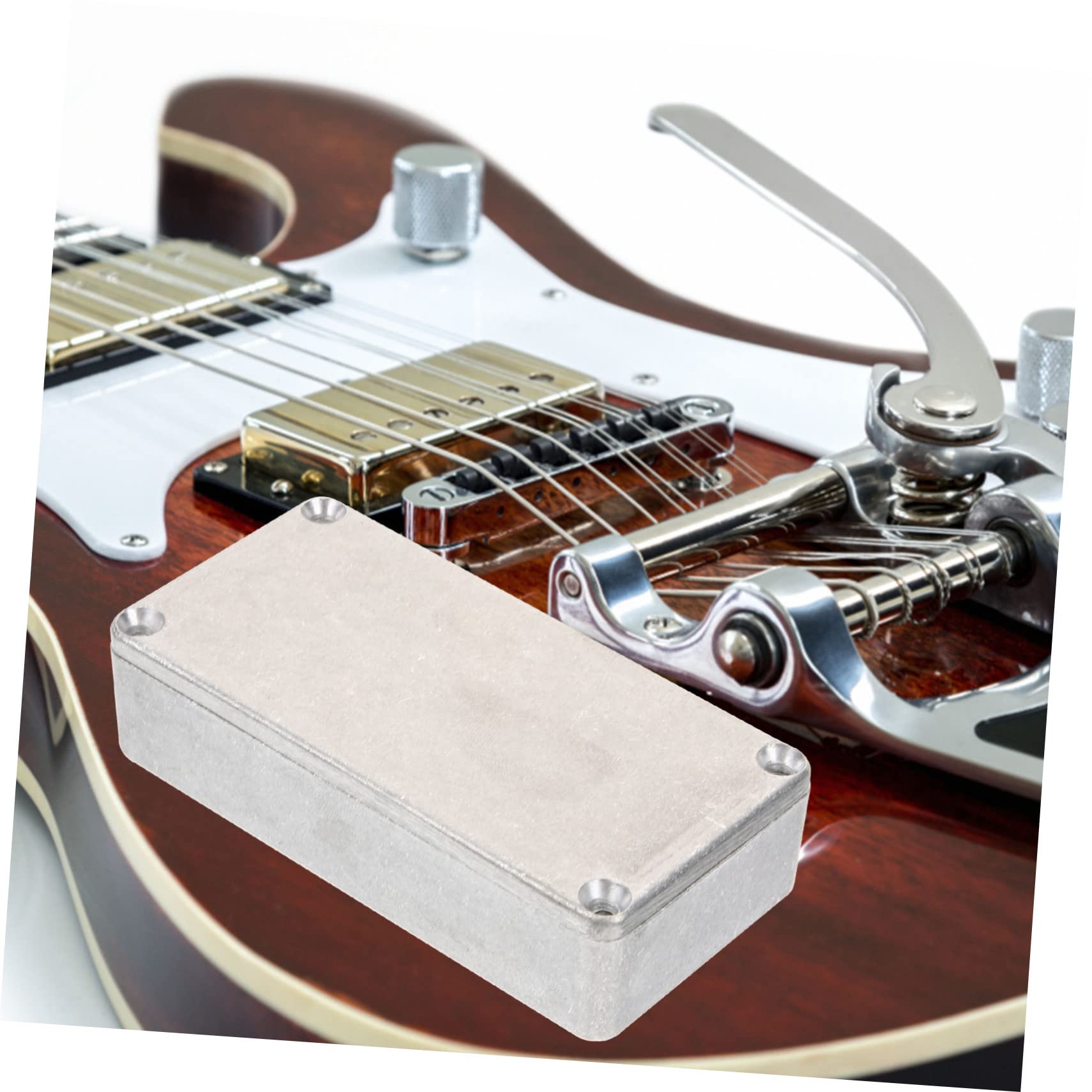 BESTonZON Diy Guitar Effect Pedal Enclosure Metal Case Enclosure for Guitar Effect Aluminum Material