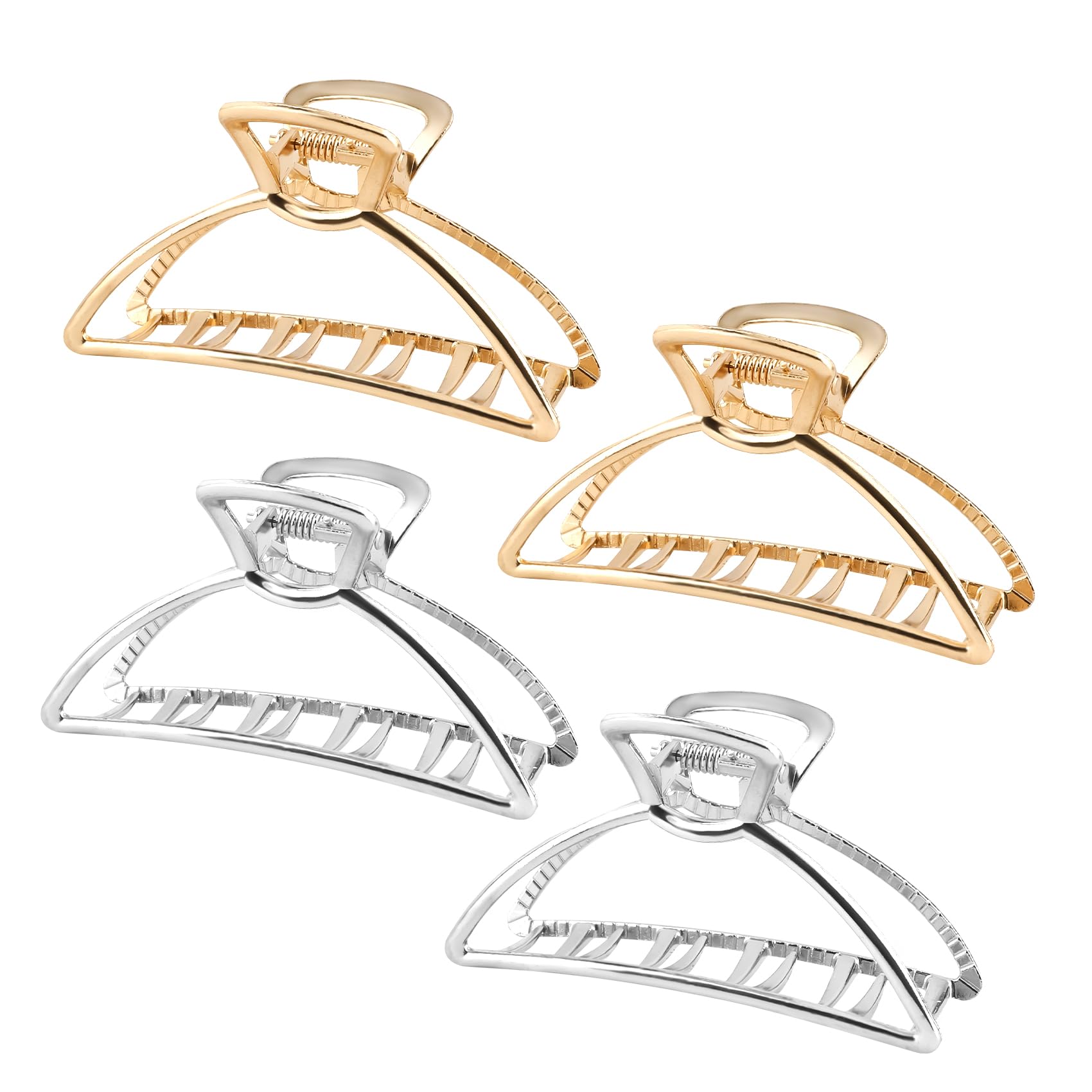 Fermagli per capelli da donna in metallo argento oro clip per capelli artiglio clip per capelli grandi fermagli per capelli clip per capelli clip per capelli clip per capelli per regali spessi per