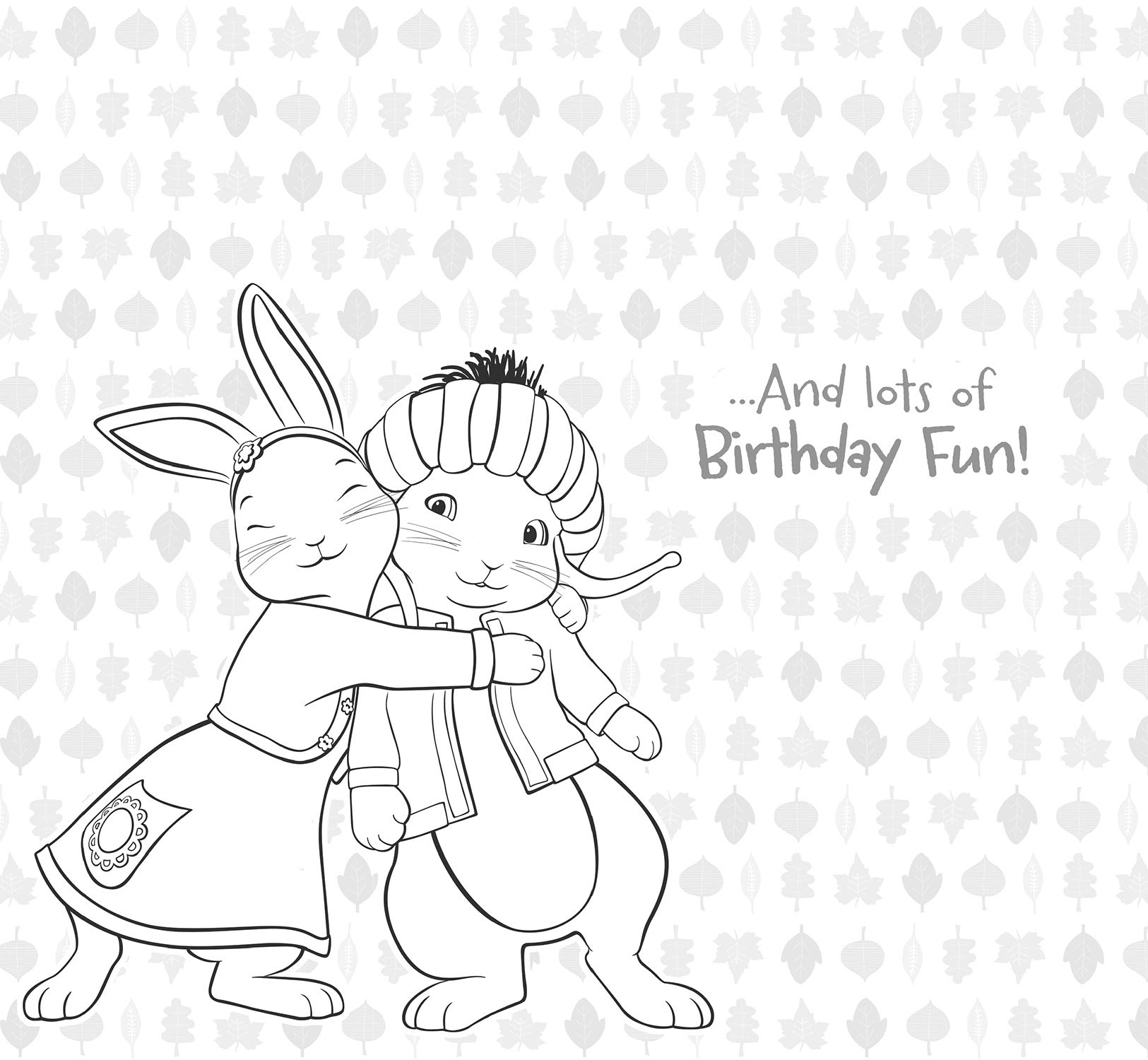 Danilo Promotions Ltd Biglietto di compleanno ufficiale Peter Rabbit 4 Today