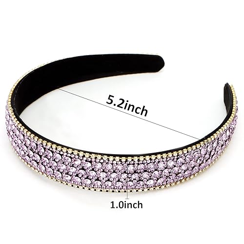 Vista 90 de YISSION 2 diademas para mujer, diadema de diamantes de imitación, diadema de perlas de cristal con brillantina, diademas de moda para niñas, Plateado