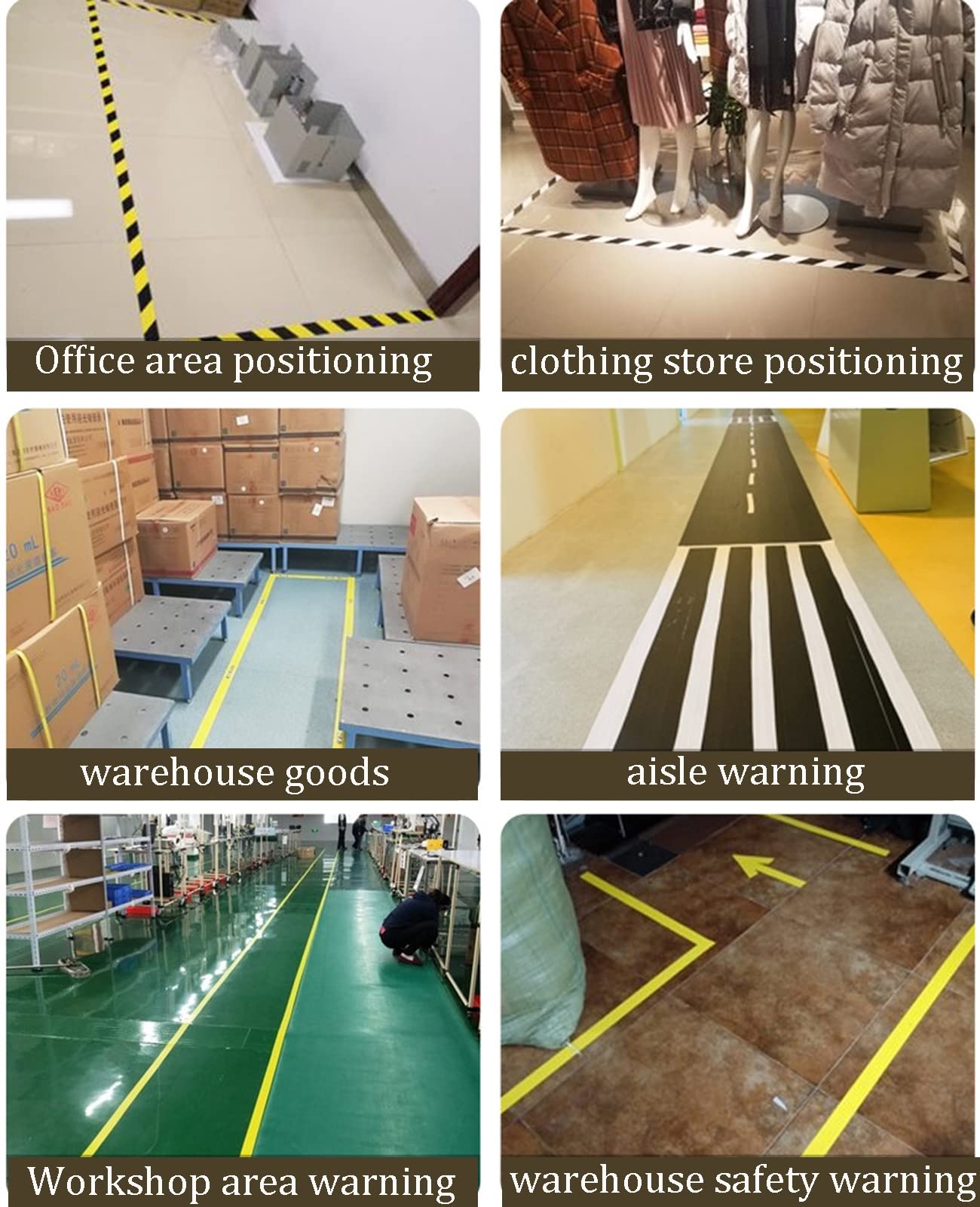 Nastro riflettente Nastro riflettente, Nastro di segnalazione pericolo - Nastro adesivo for barriera segnaletica da 40 m x 100 mm, Rotolo di nastri di sicurezza - Corsia + Segnaletica di distanziament