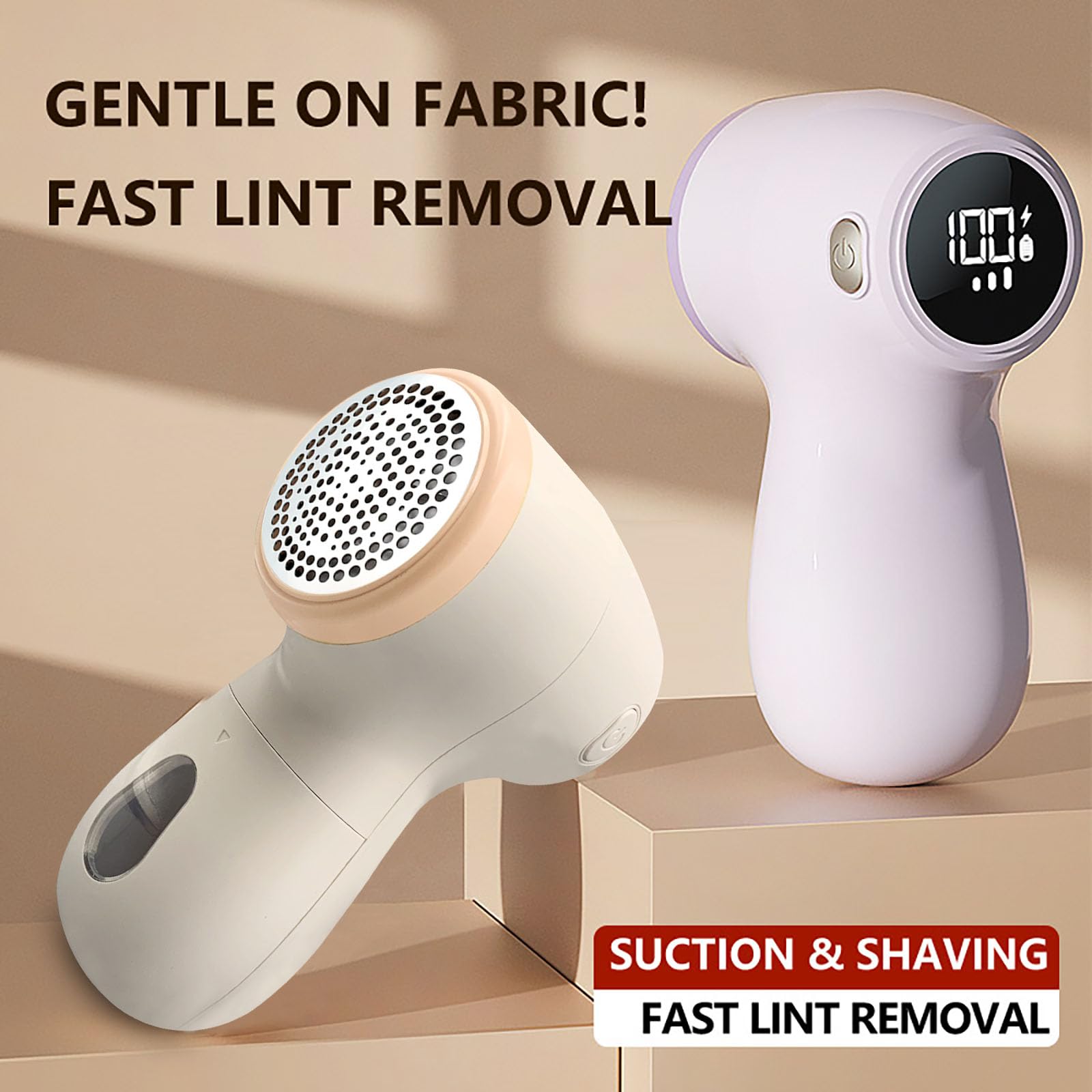 Pro Fabric Saver - Removedor de pelusas eléctrico inteligente de 3 velocidades con pantalla HD y carga rápida de 1200 mAh | 300% protección de tela, más de 25 capacidades de ropa, afeitadora