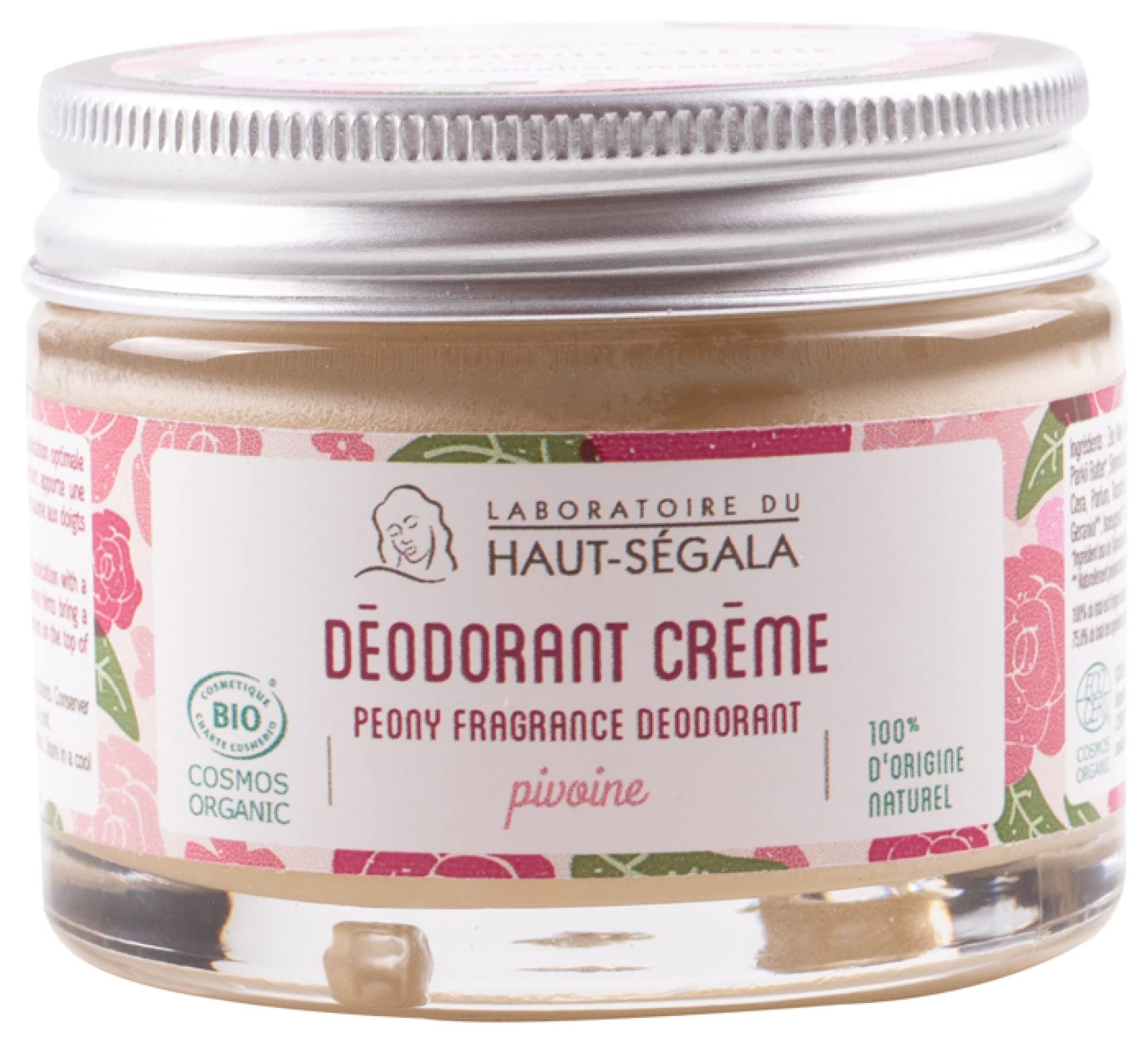 Laboratoire du Haut-Ségala Peony Fragrance Deodorant Organic 50g