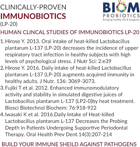 Miniatura 6 de Biom Probiotics Fórmula 3 en 1 (enviada en frío) con 10 mil millones de probióticos de flora, prebióticos e inmunobióticos para una vida saludable y