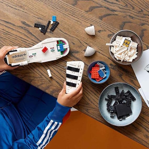 LEGO Icons adidas Originals Superstar 10282 Building Kit; Build and Display the Iconic Trainer