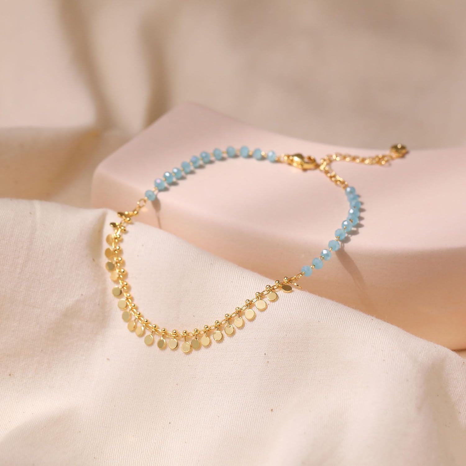 Yumikoo 18k Gold Plated Anklet Ankle Bracelets for Women - Image 2