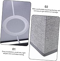 Vista 6 de Didiseaon Cubierta de lámpara de pie de lino, pantalla de lino de estilo simple, fácil de instalar para decoración del hogar, familiares y amigos