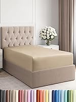 Vista 520 de King Fitted Bed Sheet - Bottom Single Fitted Sheet Only - Ultra-Soft Hotel Luxury Bedding w/ 8-16 Inch Deep Pockets - Breathable, Cooling & Wrinkle