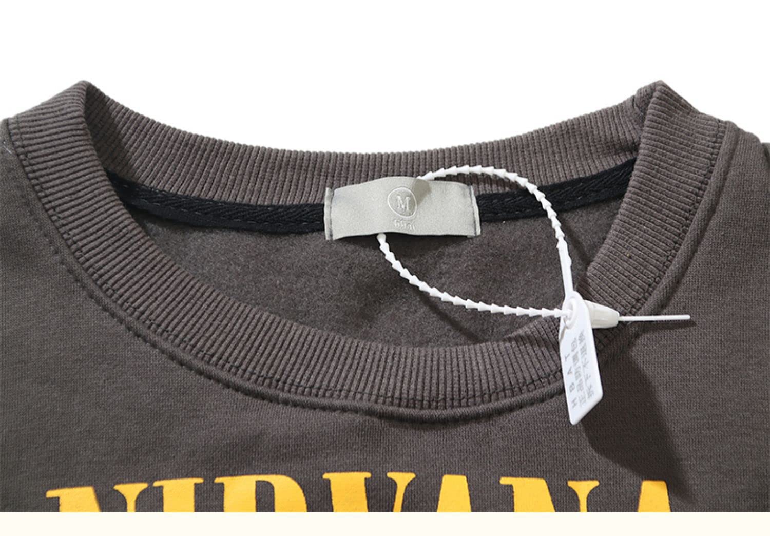 Moda Hip Hop Felpa per Unisex Adulti Adolescenti Nirvana Ala Stampa Manica Lunga Maglione Con Cappuccio Alla Moda Pullover Top