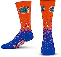 Vista 68 de For Bare Feet Calcetines de la NCAA para niños y niñas, unisex, Spray Zone Crew, para jóvenes