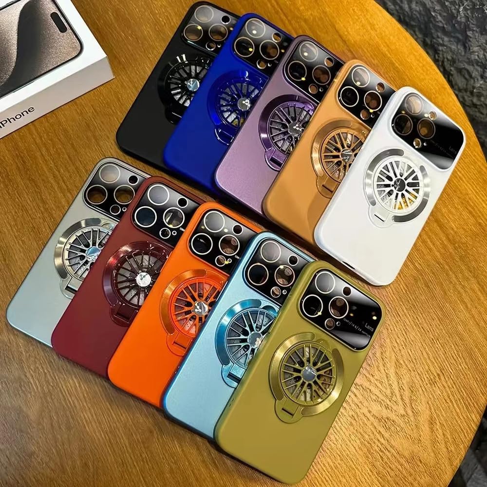 Amazon.com: UJNHGQ Gyroscope Magnetic Stand Phone Case for iPhone
