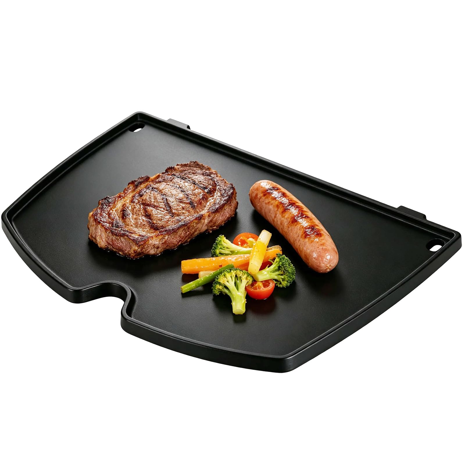 FIRXZYMZ 7644 for Weber Q100 Q1000 Serie Q120 Q1200, gusseisen Gusplatte