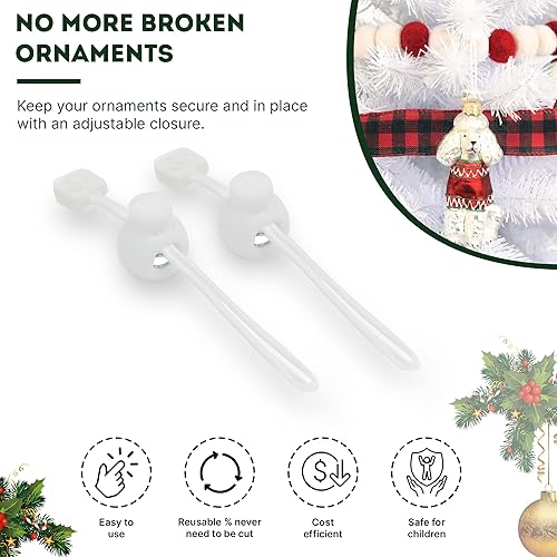 Miniatura 8 de ORNAMENT ANCHOR Ganchos de adorno para colgar decoraciones de Navidad, ganchos antideslizantes para Navidad, ganchos resistentes para colgar adornos