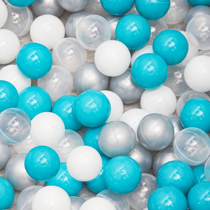 LittleTom 200 Baby Ballpit Balls - 6 Cm Ball Pool Play Balls For Kids From 0 Years Pastel