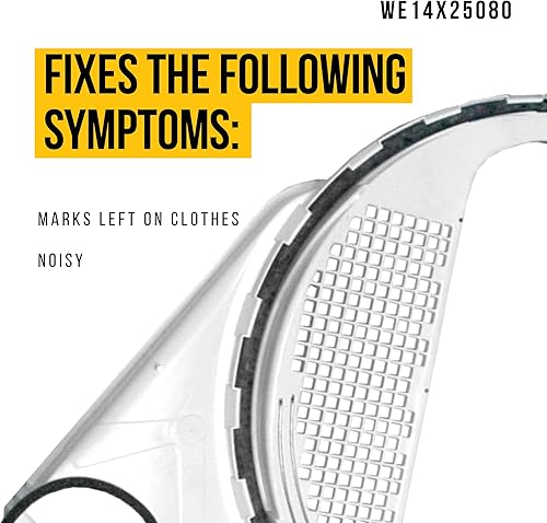 Miniatura 3 de WE14X25080 - Conjunto de conducto de pelusa para secadora, reemplaza a AP6032647, WE14X21334, WE14M92, WE14X20425, 4467076, PS11763093, WE14M0076,