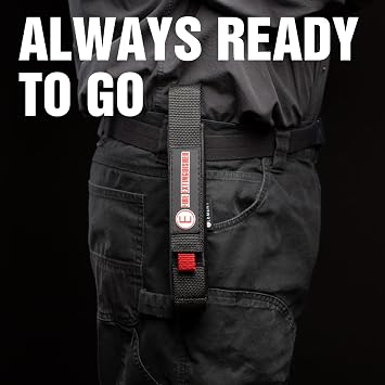 Element Fire Extinguisher Mount, Tactical, Sleeve/Straps, Hook and Loop, Nylon, Black, Element E50 / E100 / CAL50 Extinguishers, Kit