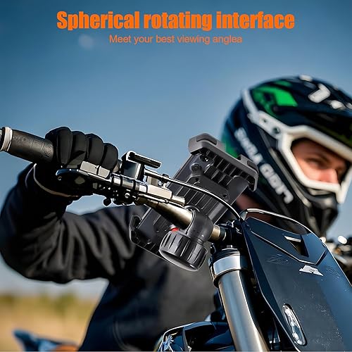 Miniatura 5 de Soporte de teléfono para motocicleta, manillar de bicicleta, soporte de teléfono para manillar de motocicleta, soporte de teléfono para bicicleta