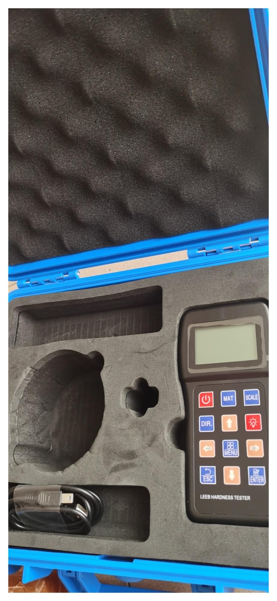 Tester Durezza, Tester di durezza Leeb Misuratore di durezza del metallo in lega di acciaio inossidabile Rame HRC HL HB HV HS HRB Strumento for prove di durezza