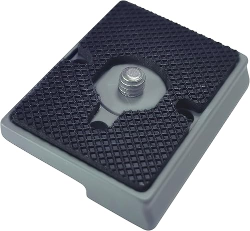 Miniatura 6 de 323 Placa de liberación rápida de 14 pulgadas con tornillo de 14 pulgadas, compatible con Manfrotto 200pl-14 RC2, trípode de cámara, cabeza