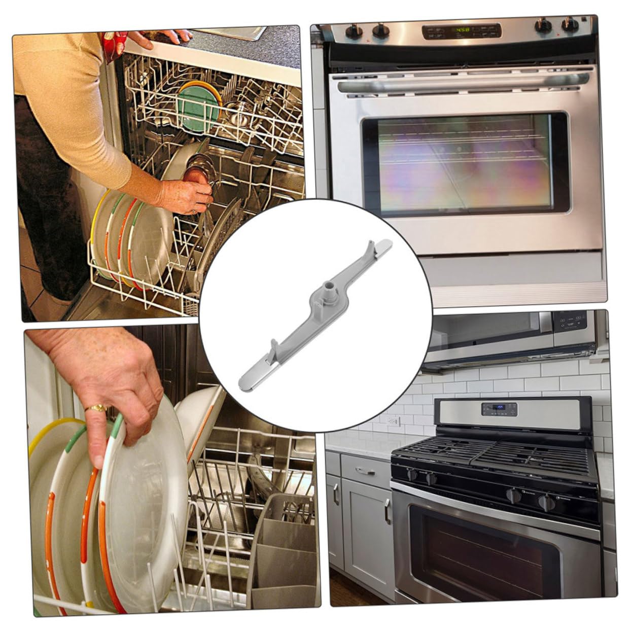 2piezas Accesorios De Rociado Inferior Para Lavavajillas Reemplazo Práctico De Brazo De Spray Inferior Fácil Instalación y Duradero Compatible Lavavajillas De Cocina