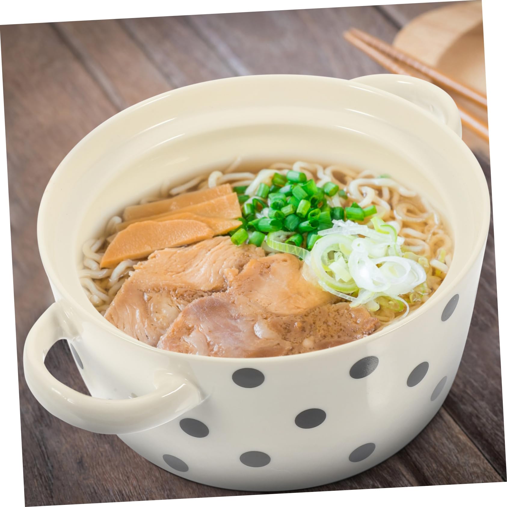 Keramik-Instant-Nudelschüssel, Keramik-Instant-Nudelschüssel, runder Behälter mit Deckel, Salatschüsseln mit Deckel, japanische Ramen-Nudeln