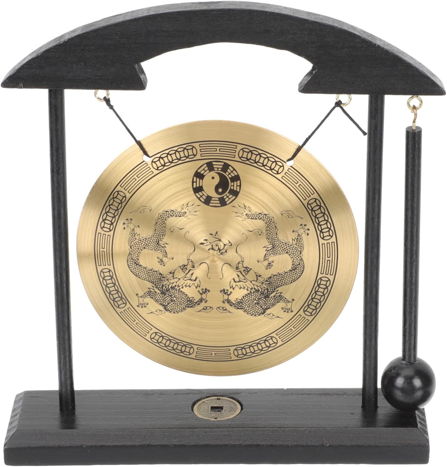 Buy ERINGOGO Gong with Stand and Mallet, Desktop Hanging Gong Chinese