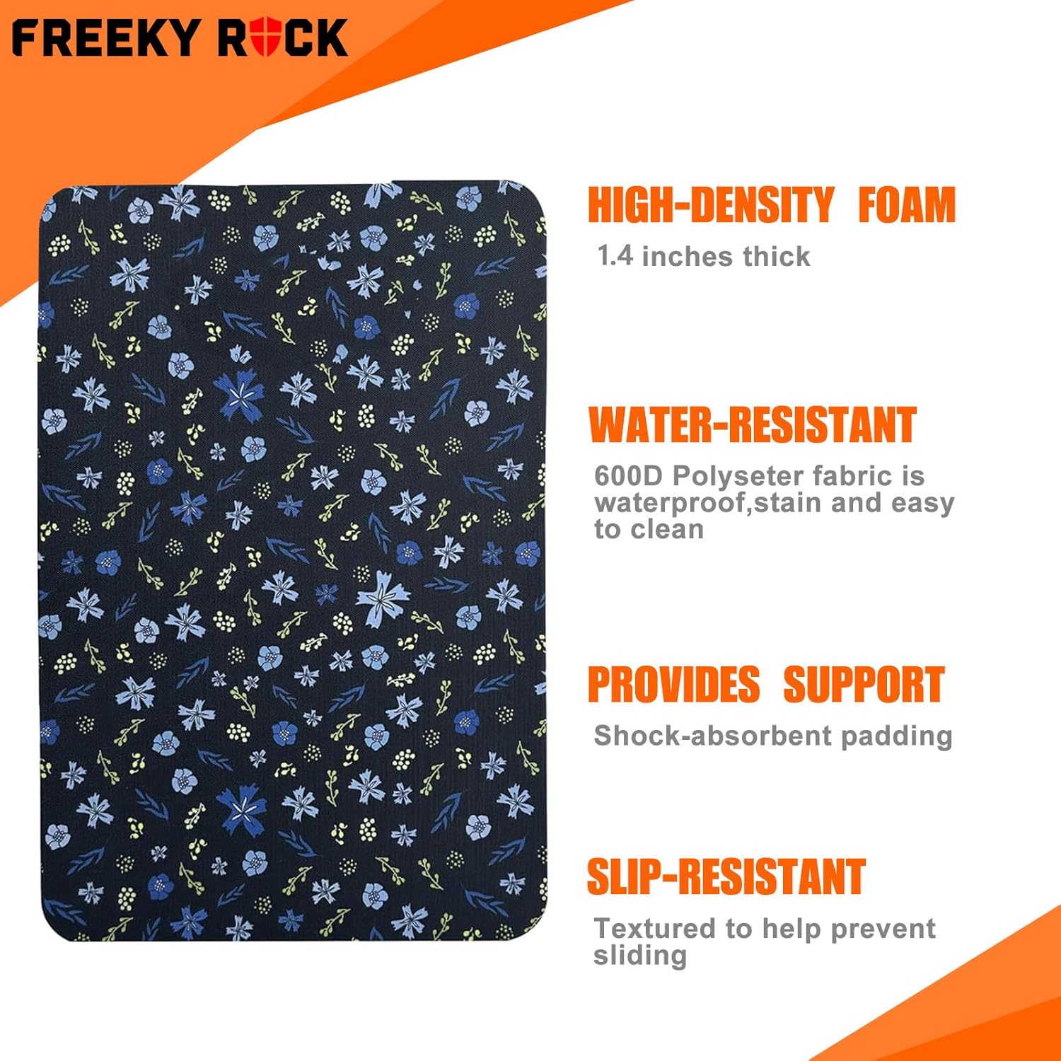 Extra Thick Kneeling Pad — Heavy Duty, Extra Large Foam Kneeler Mat for Gardening,Bathing Baby, Workout Supplies,Water & Dirt Resistant, Lightweight, DK Blue - Image 5