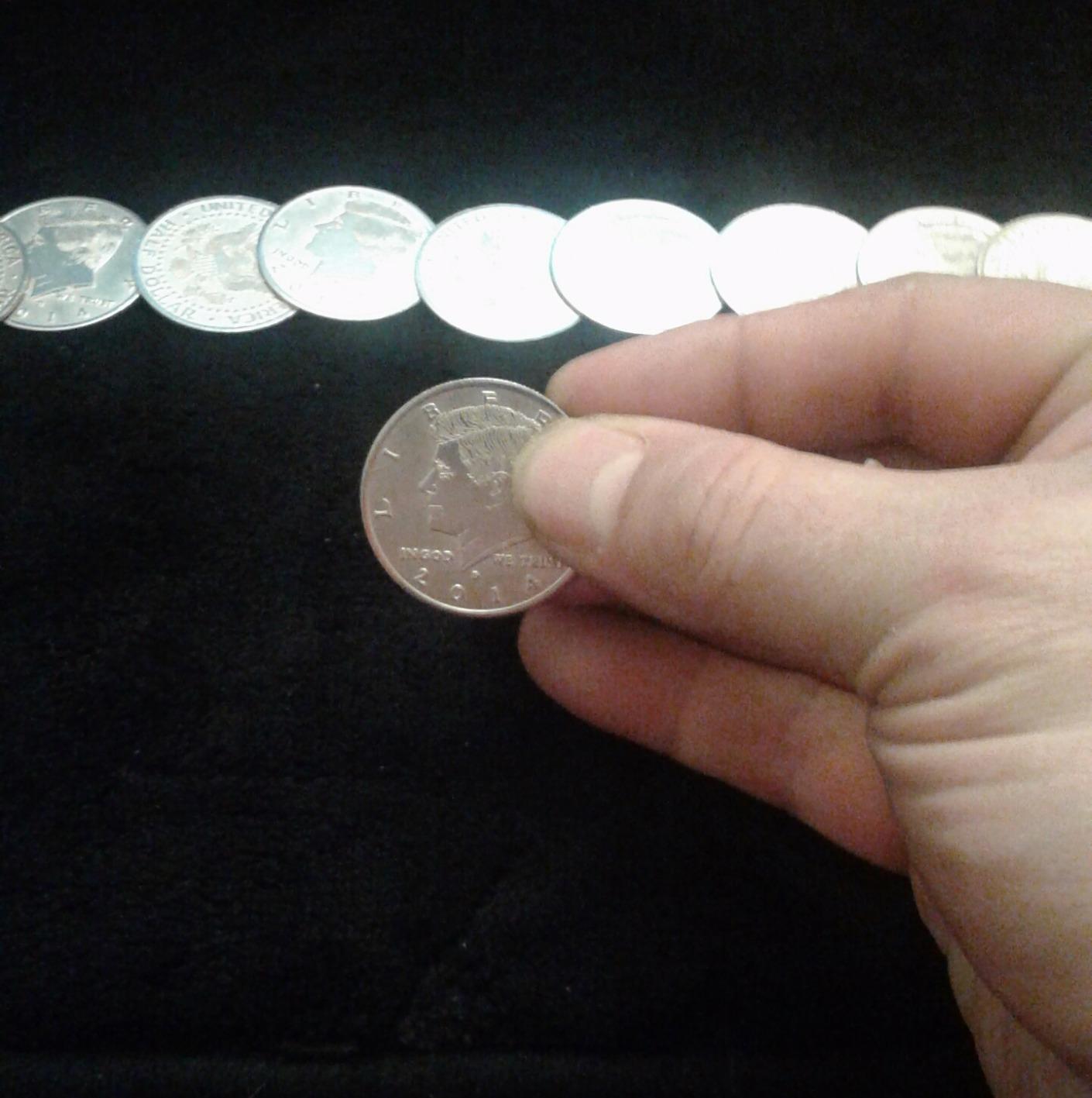 Palming Coin Set (U.S. Half design /12 piece) by Premium