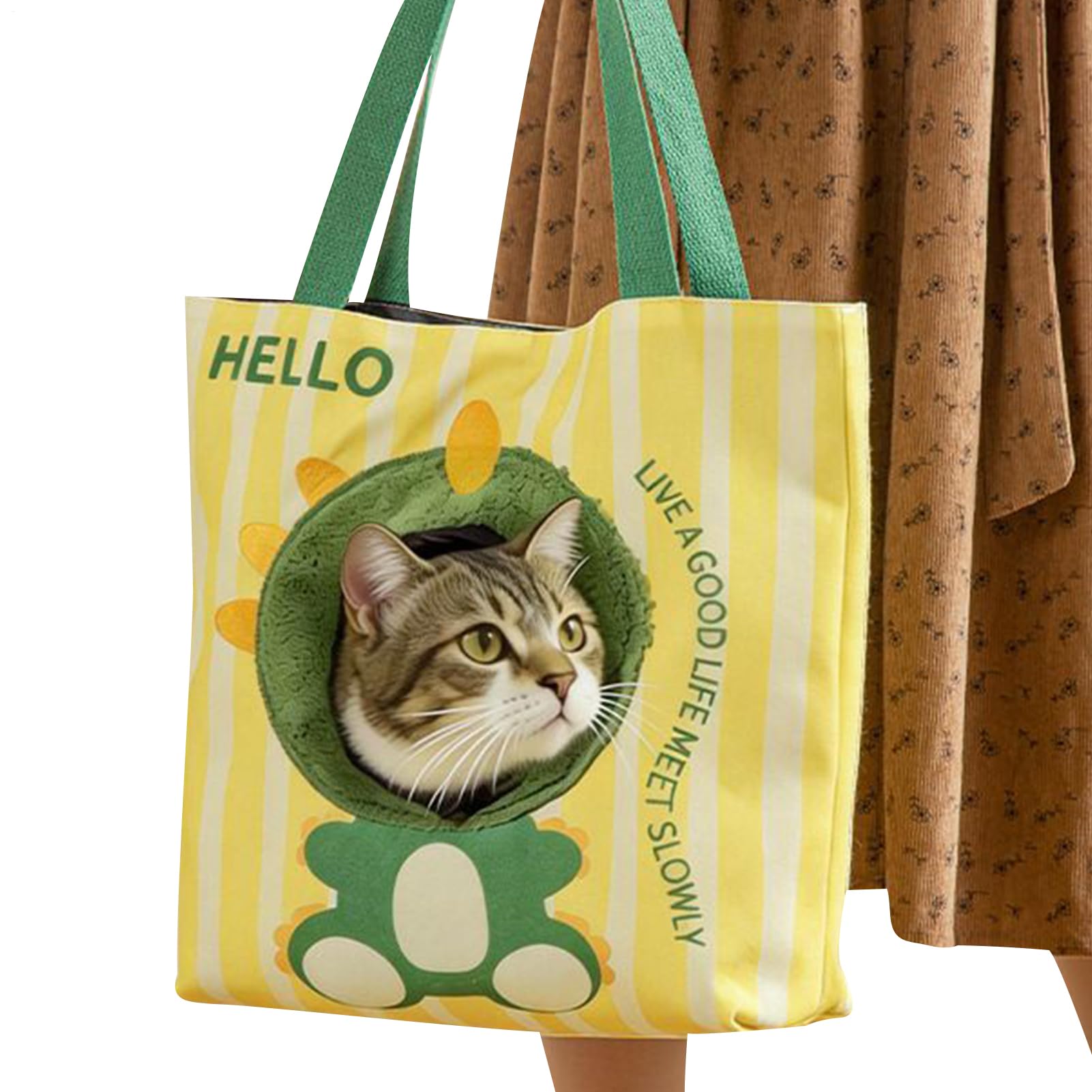 Dog Tote Bag Carrier,Large Capacity Lightweight | Dog Carrier Bag - for Small Medium Kitten Puppy Walking Outing Shopping