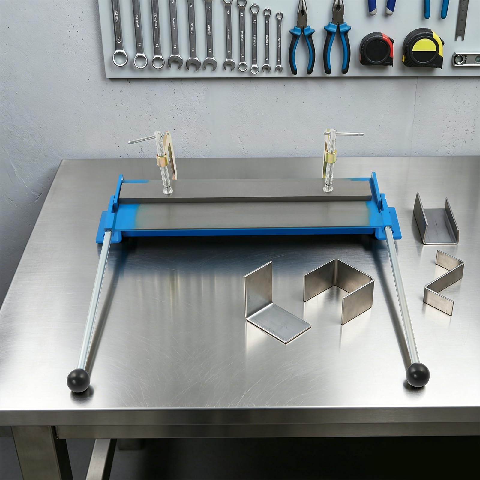 Morsa manuale per piegatura in lamiera, 460 mm, 90°, 0,8 mm