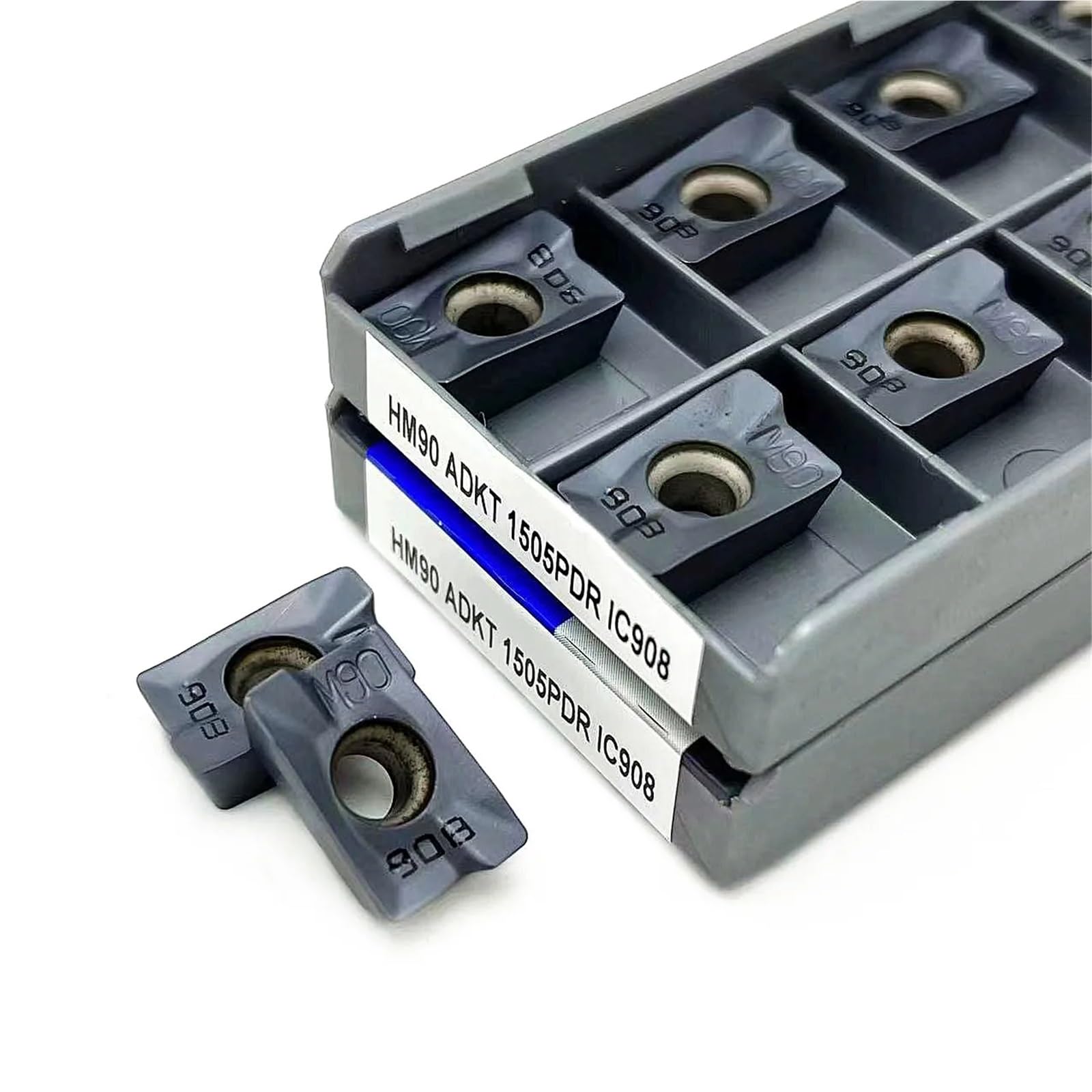 10 Uds. Herramienta De Torneado Agujero Interior Hombro Cuadrado Inserción Fresado Metal