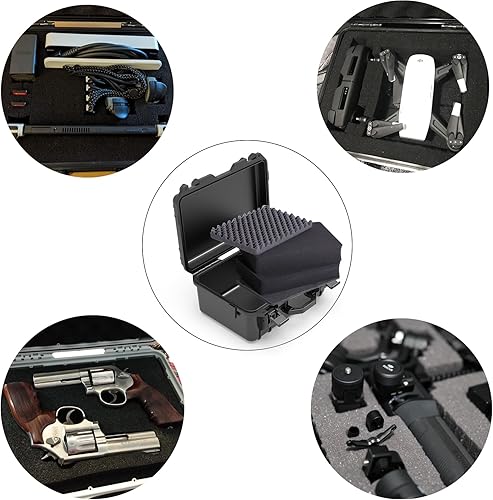 Miniatura 6 de Ant Mag Funda rígida impermeable con espuma personalizable portátil para cámara, dron, equipo, herramientas, funda protectora de viaje para